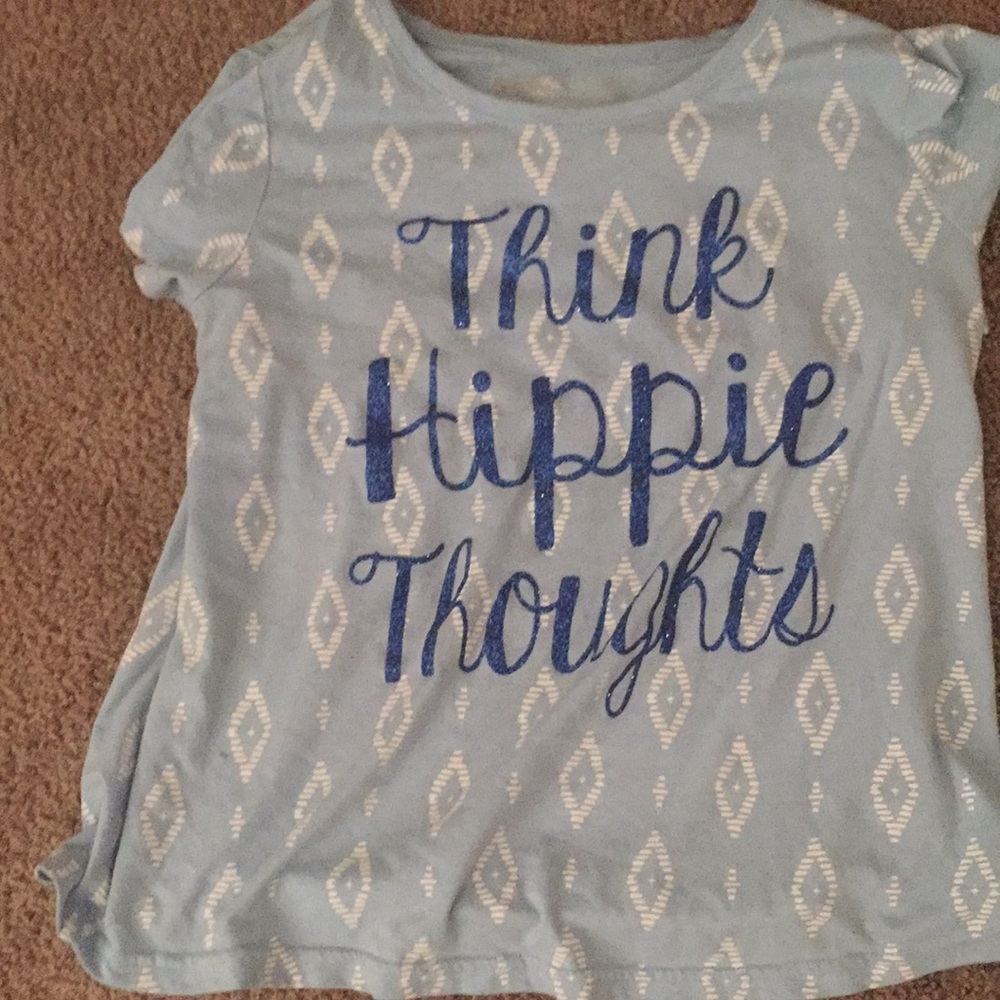 A blue and white shirt